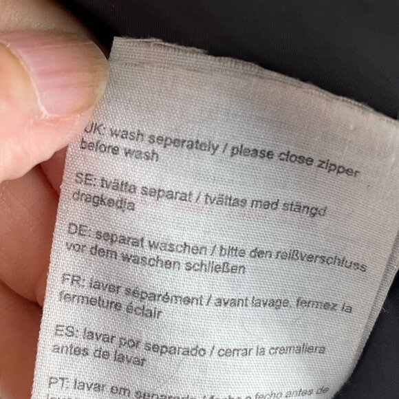 Odd Molly Black Downfall Quilted Winter Puffer Jacket Two Way Zip 851 Small - Picture 10 of 13